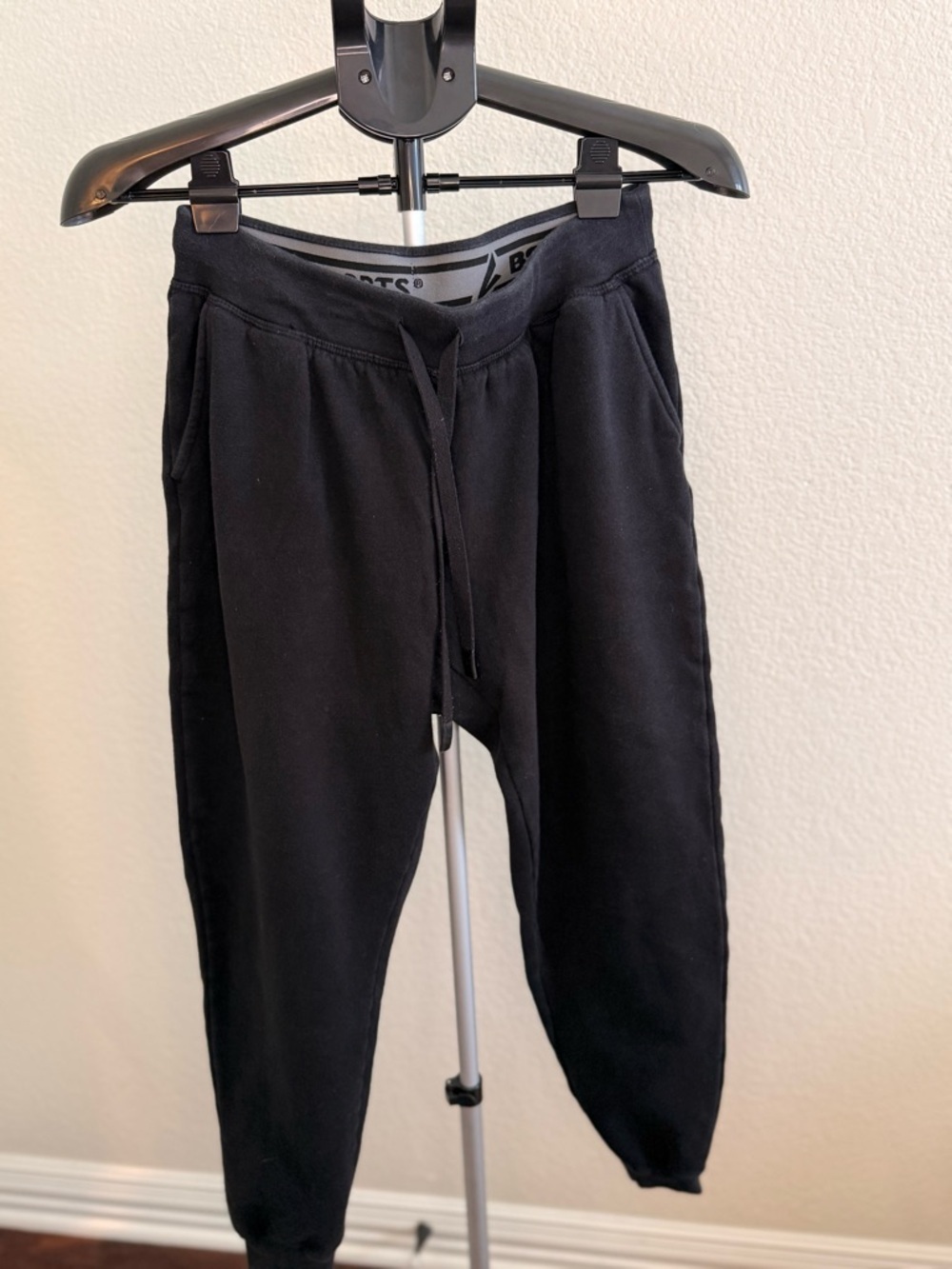 Black Drawstring jogger Sweatpants